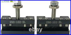 8 PCS Wedge Type AXA Quick Change Tool Post with Tool Holders for Lathe Swing Di 8 PCS Wedge Type AXA Quick Change Tool Post with Tool Holders for Lathe Swing Di