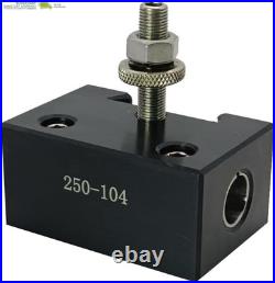 8 PCS Wedge Type AXA Quick Change Tool Post with Tool Holders for Lathe Swing Di