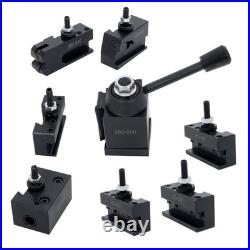 8 Pcs OXA 250-000 Quick Change Tool Post Holder Set Mini Lathe Up to 8