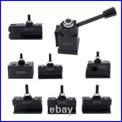 8 Pcs OXA 250-000 Quick Change Tool Post Holder Set Mini Lathe Up to 8