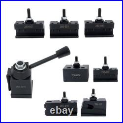 8 Pcs OXA 250-000 Quick Change Tool Post Holder Set Mini Lathe Up to 8