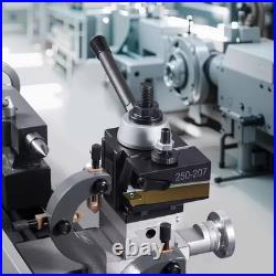 8-Piece Quick Change Tool Post Set with Metal Wedge Tool Holders and Turning Too