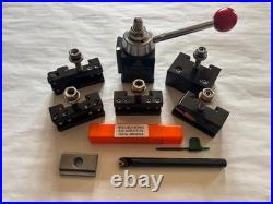 8 pc WEDGE TYPE, AXA QUICK CHANGE TOOLPOST BORING BAR SET, #101 CRAFTSMAN LATHE