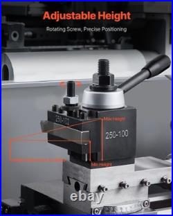 8pc Quick Change Tool Post Set for 6-12 Inch Lathe Holders