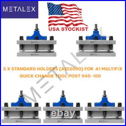 A1D2090 Turning Tool Holder 5 Pcs For A1 Multifix Quick Change Tool Post 540-100