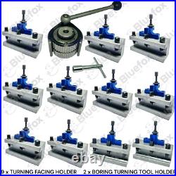A1 40Position Quick Change Tool Post 12 pc For 150-300mm Lathe 6-12 Multifix A