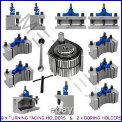 A1 40Position Quick Change Tool Post 12 pc For 150-300mm Lathe 6-12 Multifix A