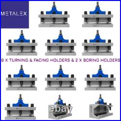 A1 40Position Quick Change Tool Post 12 pc For 150-300mm Lathe 6-12 Multifix A
