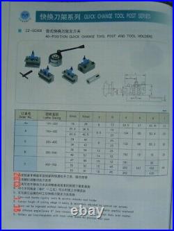 A1 40Position Quick Change Tool Post Main Block 150-300mm Lathe 6-12 Multifix A1 40Position Quick Change Tool Post Main Block 150-300mm Lathe 6-12 Multifix