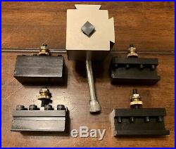 A2Z CNC Quick Change tool post QCTP 4 holders Fits Sherline Lathe Made In USA
