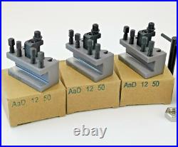 AA Multifix Quick Change Tool Post Kit & Plus AaT Part off holder 4 Bench Lathe AA Multifix Quick Change Tool Post Kit & Plus AaT Part off holder 4 Bench Lathe
