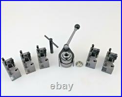 AA Multifix Quick Change Tool Post Kit & Plus AaT Part off holder 4 Bench Lathe