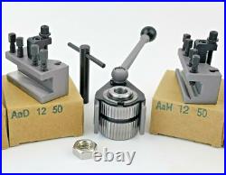 AA Multifix Quick Change Tool Post Kit & Plus AaT Part off holder 4 Bench Lathe
