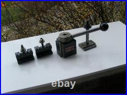 ALORIS BXA Wedge Lathe Toolpost with 2 holders