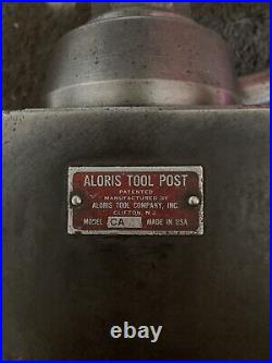 ALORIS CA TOOL POST QUICK CHANGE Made In USA
