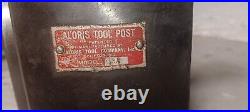 ALORIS MODEL CXA QUICK CHANGE TOOL POST With Boring Bar Holder 41 ALORIS MODEL CXA QUICK CHANGE TOOL POST With Boring Bar Holder 41