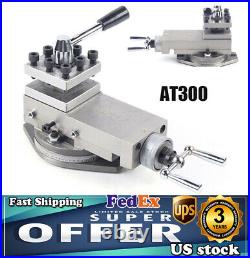 AT300 Holder Quick Change Tool Post Holder Metal Work Lathe Tool Kit Assembly US