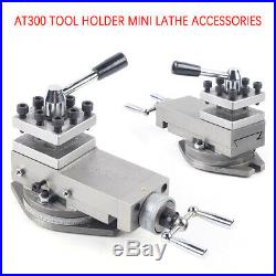 AT300 Holder Quick Change Tool Post Holder Metal Work Tool Parts Kit Assembly