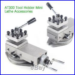 AT300 Holder Quick Change Tool Post Holder Metal Work Tool Parts Kit Assembly