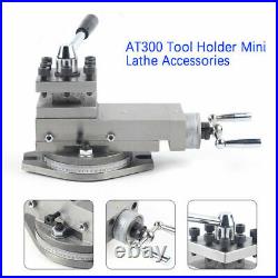AT300 Mini Lathe Accessories Quick Change Tool Holder Bracket Processing Tool US