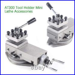 AT300 Quick Change Tool Post Assembly for Mini Lathe, Portable Metal Working Tool
