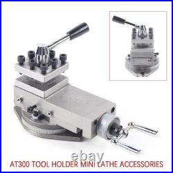 AT300 Quick Change Tool Post Assembly for Mini Lathe, Portable Metal Working Tool