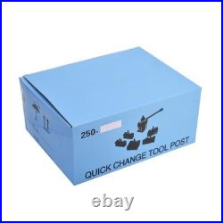 AXA 250-111 Set Wedge Type Quick Change Tool Post Set For Lathe 12