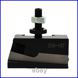 AXA 250-111 Set Wedge Type Quick Change Tool Post Set For Lathe 12 AXA 250-111 Set Wedge Type Quick Change Tool Post Set For Lathe 12