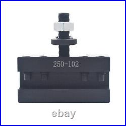 AXA 250-111 Set Wedge Type Quick Change Tool Post Set For Lathe 12 AXA 250-111 Set Wedge Type Quick Change Tool Post Set For Lathe 12