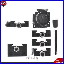 AXA 250-111 Set Wedge Type Quick Change Tool Post Set For Swing Dia 12 New AXA 250-111 Set Wedge Type Quick Change Tool Post Set For Swing Dia 12 New