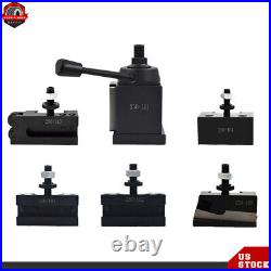 AXA 250-111 Set Wedge Type Quick Change Tool Post Set For Swing Dia 12 New AXA 250-111 Set Wedge Type Quick Change Tool Post Set For Swing Dia 12 New