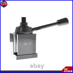 AXA 250-111 Set Wedge Type Quick Change Tool Post Set For Swing Dia 12 New AXA 250-111 Set Wedge Type Quick Change Tool Post Set For Swing Dia 12 New