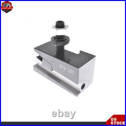 AXA 250-111 Set Wedge Type Quick Change Tool Post Set For Swing Dia 12 New AXA 250-111 Set Wedge Type Quick Change Tool Post Set For Swing Dia 12 New