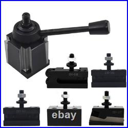 AXA 250-111 Wedge 6Pcs Type Quick Change Tool Post Holder Set For Lathe 12inch
