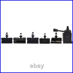 AXA 250-111 Wedge 6Pcs Type Quick Change Tool Post Holder Set For Lathe 12inch