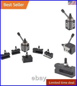 AXA Size 250-100 Set Piston Type Quick Change Tool Post Set for Lathe 6-12