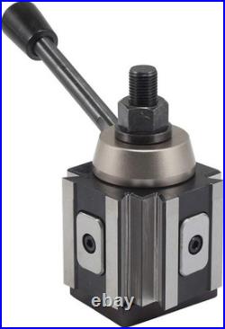 AXA Size 250-100 Set Piston Type Quick Change Tool Post Set for Lathe 6-12 AXA Size 250-100 Set Piston Type Quick Change Tool Post Set for Lathe 6-12