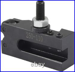 AXA Size 250-100 Set Piston Type Quick Change Tool Post Set for Lathe 6-12