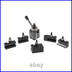 AXA Size 250-100 Set Piston Type Quick Change Tool Post Set for Lathe 6- 12 USA
