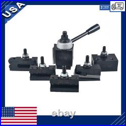 AXA Size 250-100 Set Piston Type Quick Change Tool Post Set for Lathe 6- 12 USA