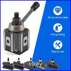 AXA Size 250-100 Set Piston Type Quick Change Tool Post Set for Lathe 6- 12 USA