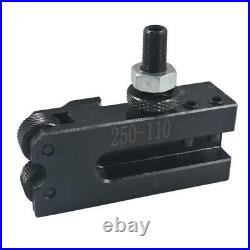 AXA Size 250-100 Set Piston Type Quick Change Tool Post Set for Lathe 6- 12 USA AXA Size 250-100 Set Piston Type Quick Change Tool Post Set for Lathe 6- 12 USA