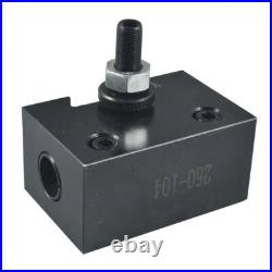 AXA Size 250-100 Set Piston Type Quick Change Tool Post Set for Lathe 6- 12 USA AXA Size 250-100 Set Piston Type Quick Change Tool Post Set for Lathe 6- 12 USA