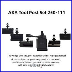AXA Tool Post Set 250-111 Wedge Type Quick Change Tool Post Set 12 Inch Swing