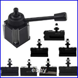 AXA Wedge Tool Post Set 250-111 For Lathe 6 12 Plus 2 Extra XL Tool Holders