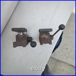 A. D. T. Tools Inc. AAXA Quick Change Tool Post Holder Lot of 2 with Lever Handles