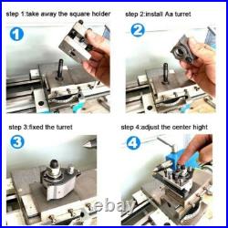 Aa Size Quick Change Tool Post Holder for Mini Lathe Multifix Lathe Tool Post