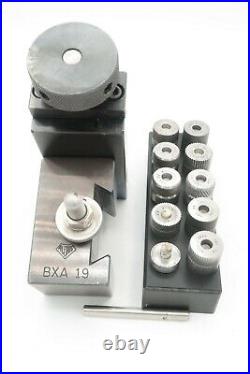 Aloris BXA-19 Quick Change Adjustable Knurling Tool Holder with Accu Trak Wheels
