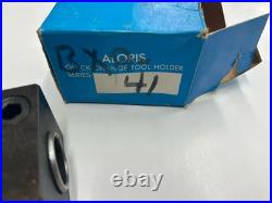Aloris BXA-41 Quick Change Tool Holder Made In USA. NEW