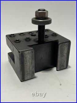 Aloris BXA 6 Quick Change Tool Post Holder + D-8 C6 Bit